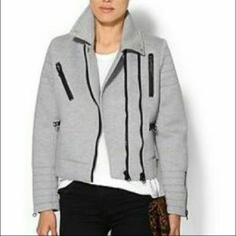 Glamorous grey moto jacket